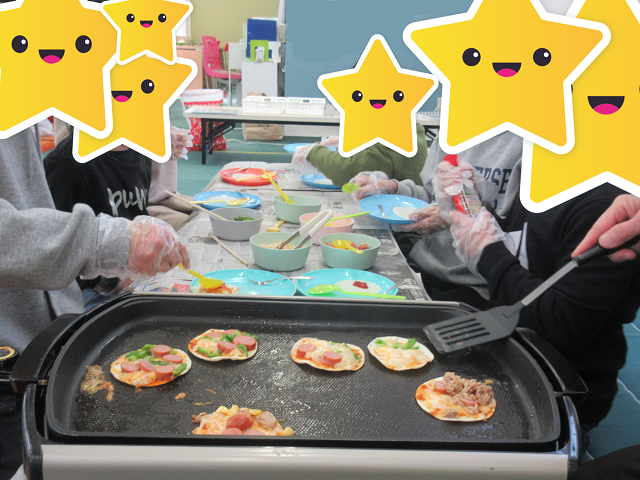 モチスライス・餃子の皮でピザを作ろう‼/福島鎌田教室