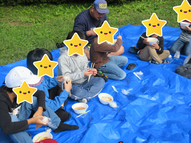 芋煮会　inやながわ 希望の森公園 /福島鎌田教室