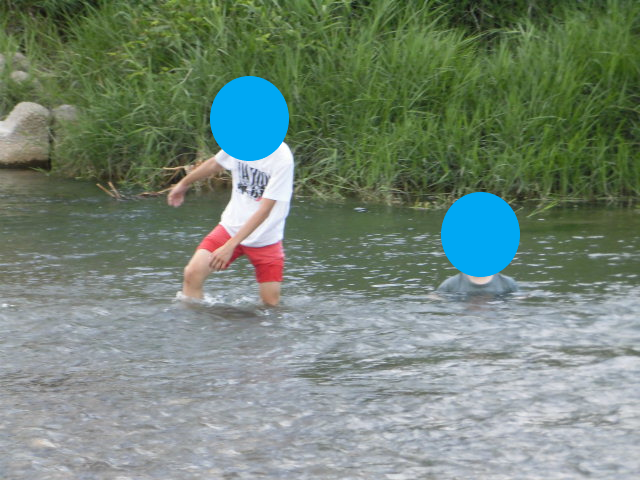 川遊びを楽しみました/福島大森教室