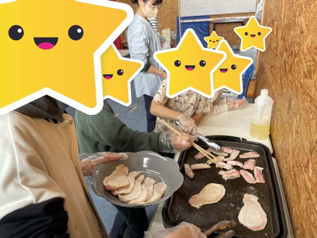 おやつで、焼肉＆焼きそば作り/福島八木田教室